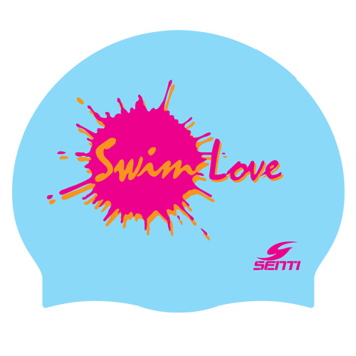 Love swimming <br> <B><FONT COLOR=00bff3>[Silicon / Group Cap]</font></b>