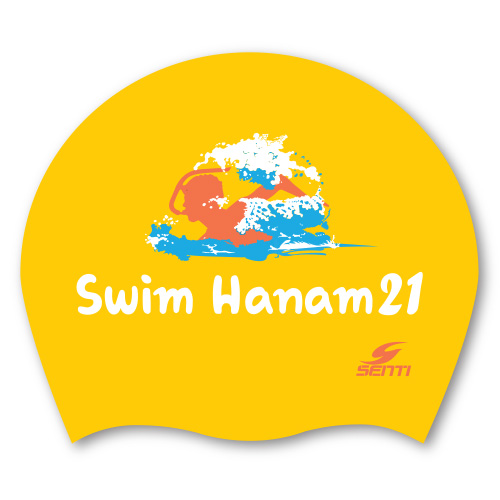 Swim Hanam21 <BR> <B><FONT COLOR=00bff3>[Wrinkle / Silicon / Group Cap]</font></b>