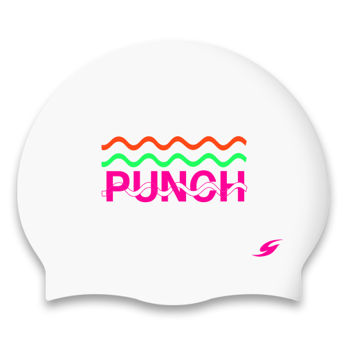 [SC-2275] Punch Crush PK Silicone Swimming Cap