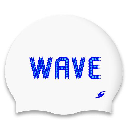[SC-2269] Wave WH Silicone Swimming Cap