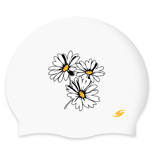[SC-2156] Blooming WH Silicone Swimming Cap