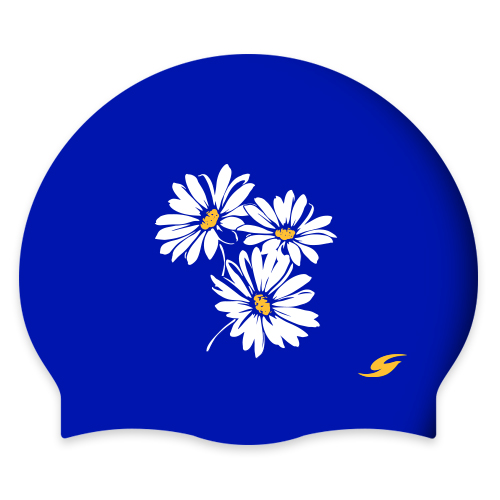 [SC-2157] Blooming BL Silicone Swimming Cap