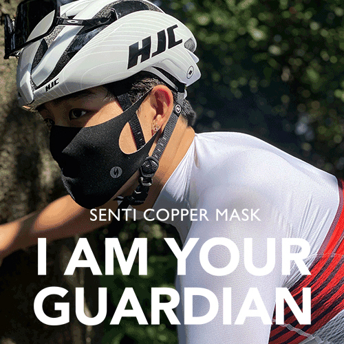 [SENTI GUARDIAN AIR FIT] (Black-Light) Eco-friendly Antibacterial Copper Fiber Mask Guardian Air Fit