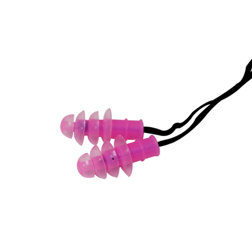 Centi Silicone String Earplugs_Pink/Black
