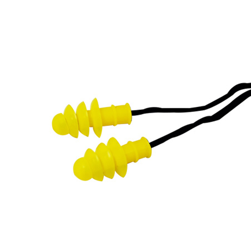Centi Silicone String Earplugs_Yellow/Black