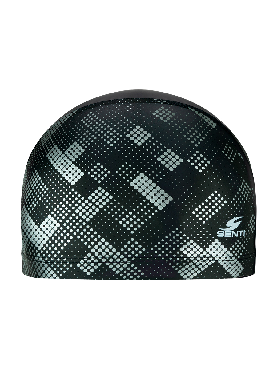 [SC-2305] Dot Block BK coating Swimming Cap