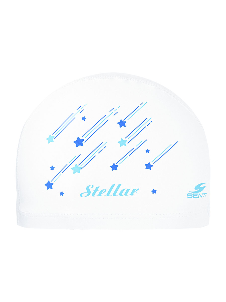 [SC-2308] Stellar WH/BL coating Swimming Cap