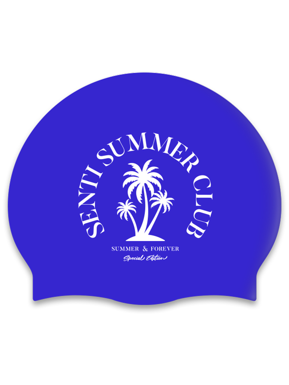 [SC-2483] Summer Club BL Silicone Swimming Cap