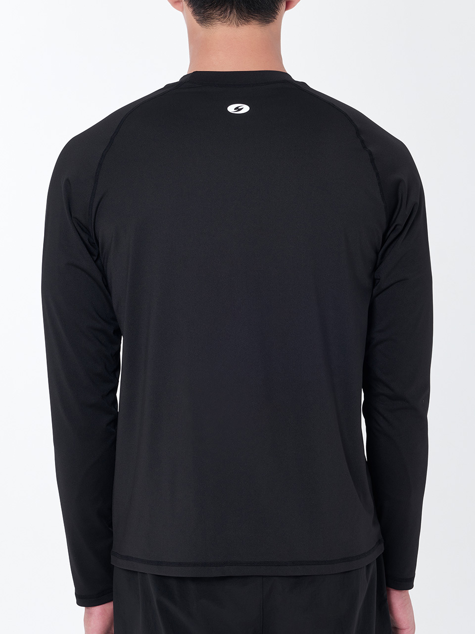 [SAR-ARM01-BK] Men Classic Relax Fit Rash Guard BK