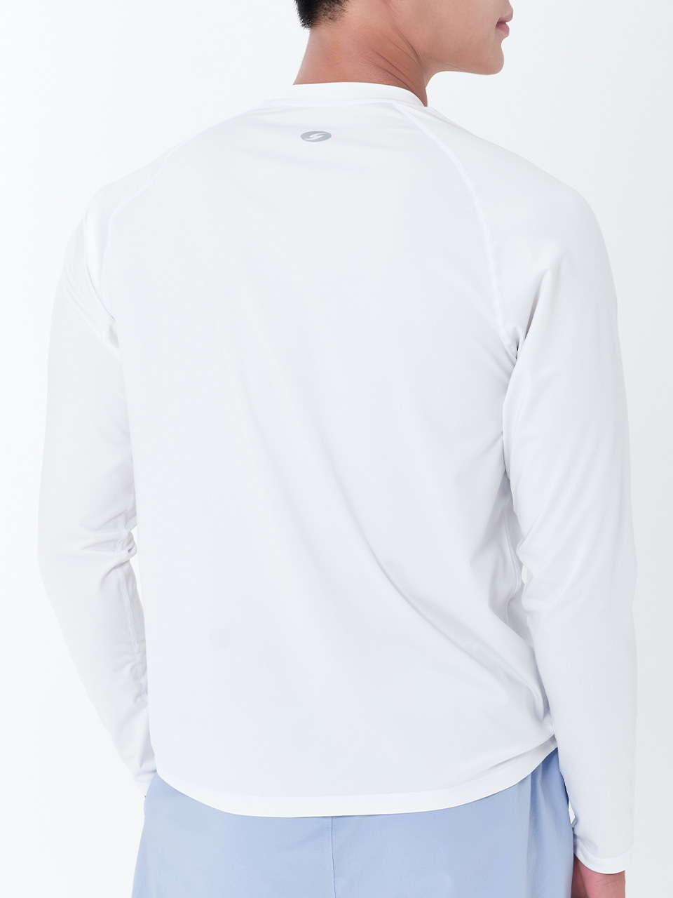 [SAR-ARM01-WH] Men Classic Relax Fit Rash Guard WH