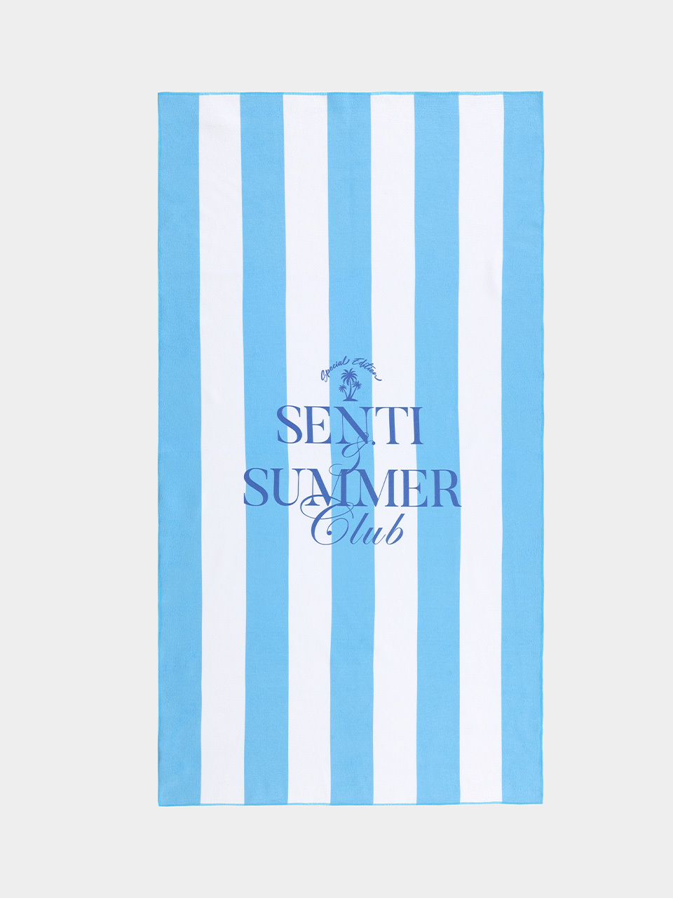 [STW-203] Summer Club Beach Towel Stripe White