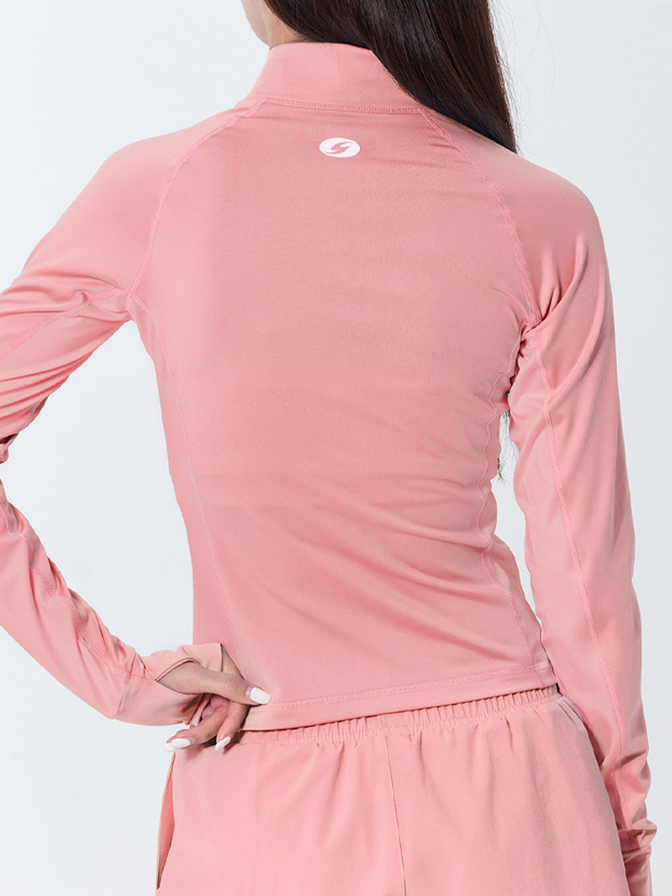 [SAR-ARW21-PK] Women's Classic Standard Fit Zip up Rash Guard PK