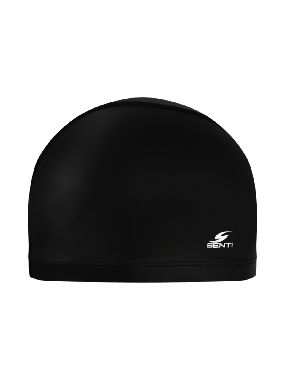 [SC-1101] Solid BK Silitex Swimming Cap